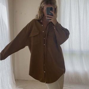 Bahhgoose RAE button up - Caramel - One Size